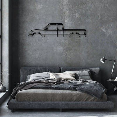 Ranger 2003 Classic Silhouette Metal Wall Art - Automotive Garage Decor