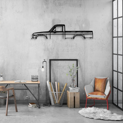 Repu 1974 Classic Silhouette Metal Wall Art - Automotive Garage Decor