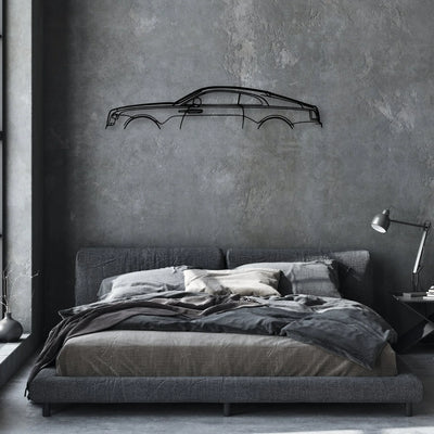 Royce Wraith Classic Silhouette Metal Wall Art - Automotive Garage Decor