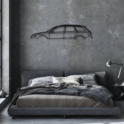 S4 Wagon 2004 Classic Silhouette Metal Wall Art - Automotive Garage Decor