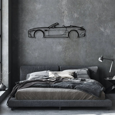 SL63 2022 Classic Silhouette Metal Wall Art - Automotive Garage Decor
