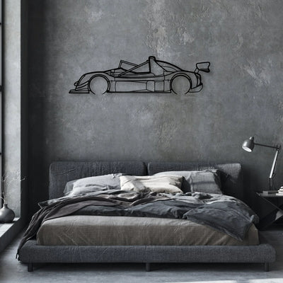 SR10 Classic Silhouette Metal Wall Art - Automotive Garage Decor