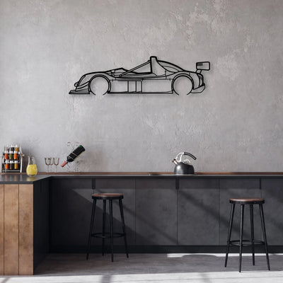 SR8 Classic Silhouette Metal Wall Art - Automotive Garage Decor
