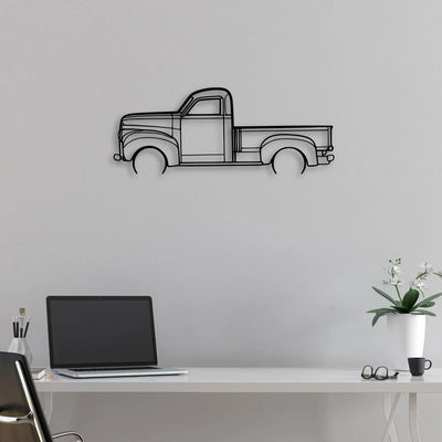 Studebaker M5 Classic Silhouette Metal Wall Art - Automotive Garage Decor