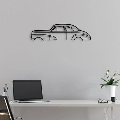 Stylemaster Coupe 1948 Classic Silhouette Metal Wall Art - Automotive Garage Decor