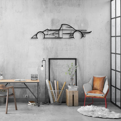Swift DB1 1985 Classic Silhouette Metal Wall Art - Automotive Garage Decor