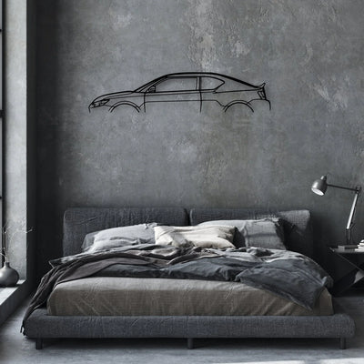 TC 2015 Classic Silhouette Metal Wall Art - Automotive Garage Decor