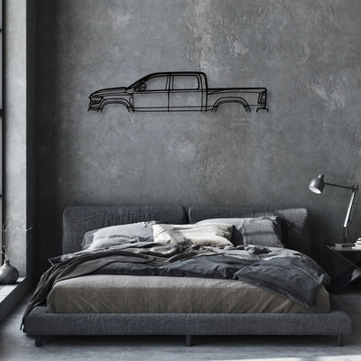 TRX 2021 Classic Silhouette Metal Wall Art - Automotive Garage Decor