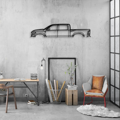 TRX 2021 Classic Silhouette Metal Wall Art - Automotive Garage Decor