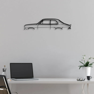 Torana 1974 Race Classic Silhouette Metal Wall Art - Automotive Garage Decor