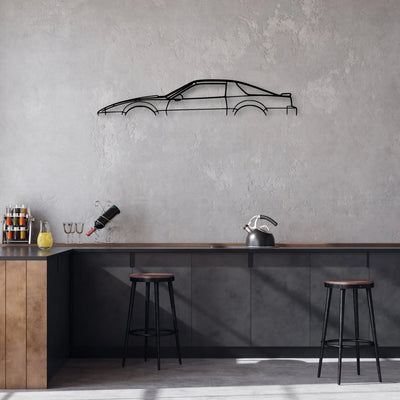 Trans Am 1982 Classic Silhouette Metal Wall Art - Automotive Garage Decor