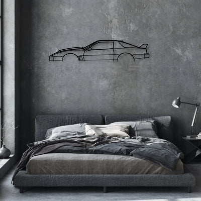 Trans Am 1986 Classic Silhouette Metal Wall Art - Automotive Garage Decor