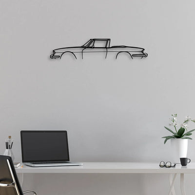 Triumph Stag 1972 Classic Silhouette Metal Wall Art - Automotive Garage Decor
