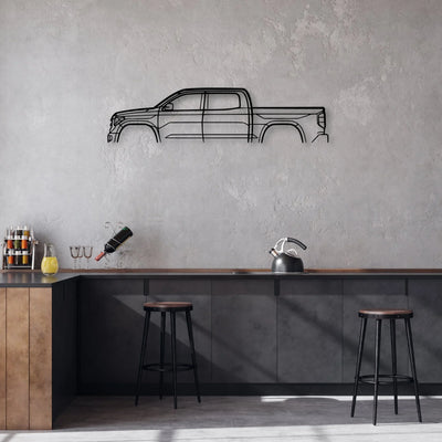 Tundra 1794 Edition 2016 Classic Silhouette Metal Wall Art - Automotive Garage Decor