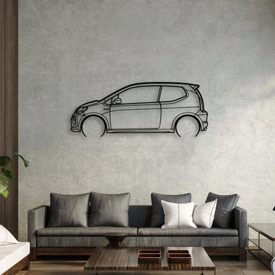 Up GTI 2019 Classic Silhouette Metal Wall Art - Automotive Garage Decor