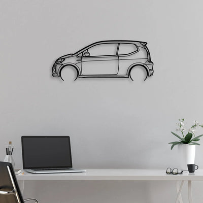 Up GTI 2019 Classic Silhouette Metal Wall Art - Automotive Garage Decor
