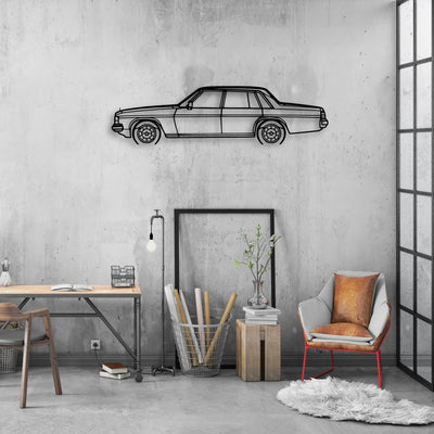 WB Caprice 1981 Classic Silhouette Metal Wall Art - Automotive Garage Decor