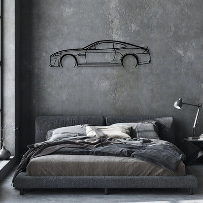 XKRS 2 Classic Silhouette Metal Wall Art - Automotive Garage Decor