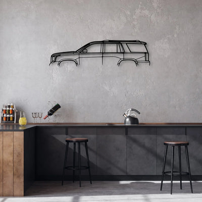 Yuk Denali 2016 Classic Silhouette Metal Wall Art - Automotive Garage Decor