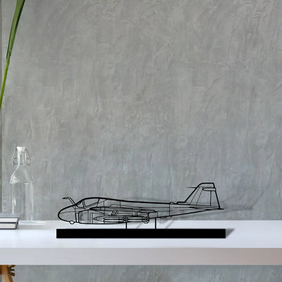 a-6-intruder-3 Silhouette Metal Art Stand - Turbo Silhouette