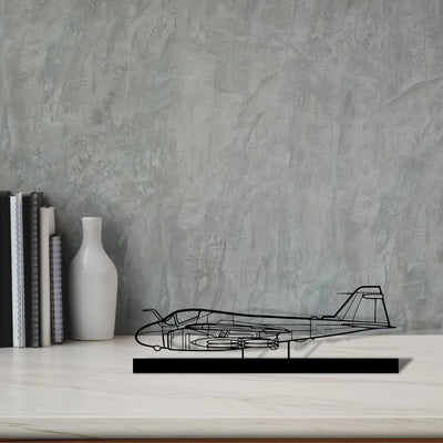 a-6-intruder-3 Silhouette Metal Art Stand - Turbo Silhouette