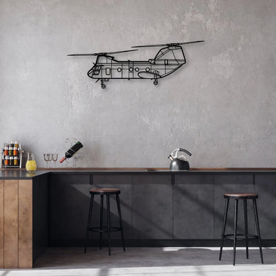A Star BA-2 Classic Aircraft Silhouette Metal Wall Art - Aviation Hangar Decor