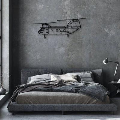A Star BA-2 Classic Aircraft Silhouette Metal Wall Art - Aviation Hangar Decor