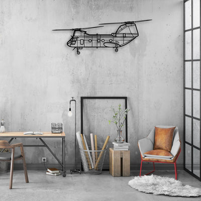 A Star BA-2 Classic Aircraft Silhouette Metal Wall Art - Aviation Hangar Decor