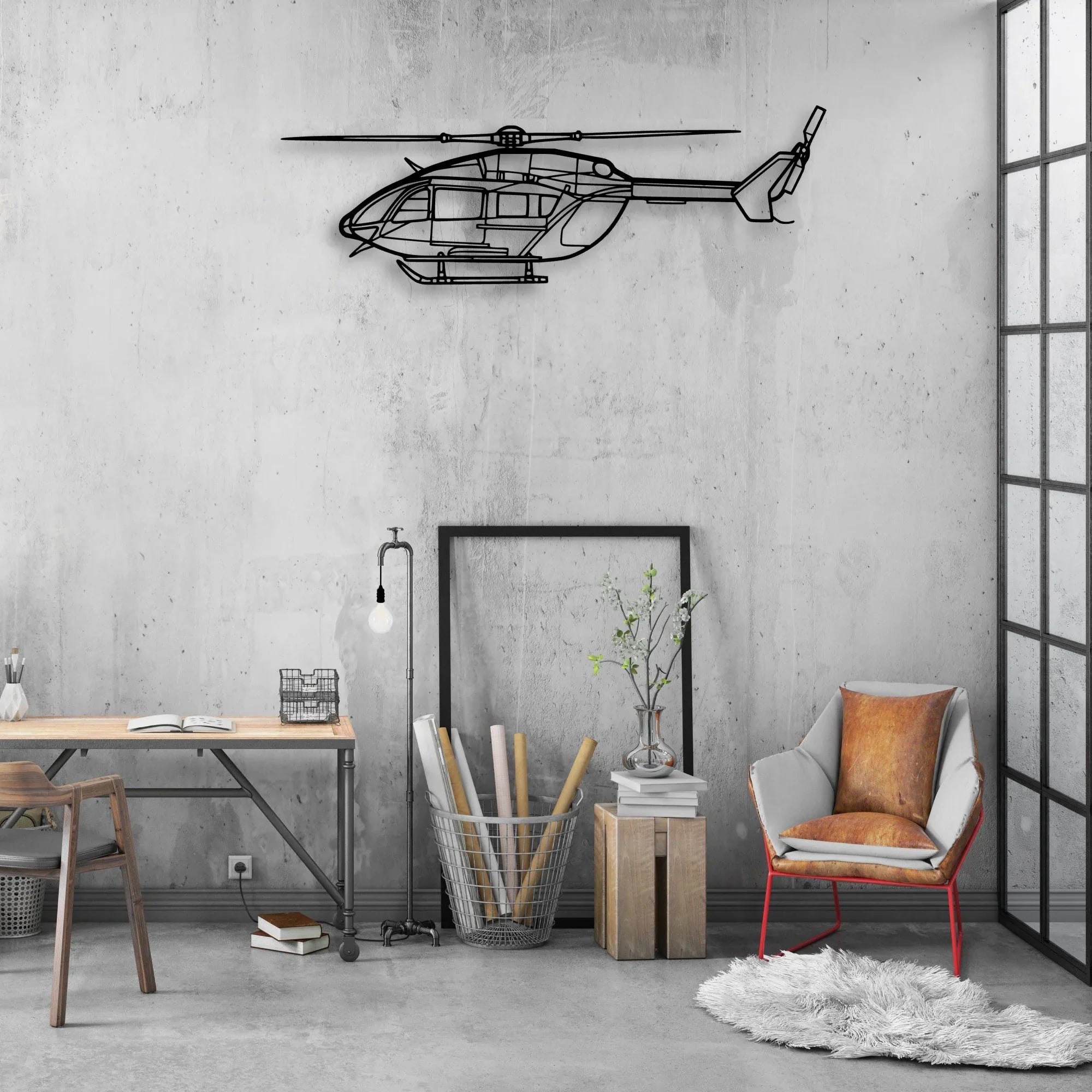 A300 600F Classic Aircraft Silhouette Metal Wall Art - Aviation Hangar Decor