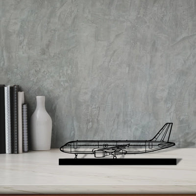 a320-cfm56 Silhouette Metal Art Stand - Turbo Silhouette