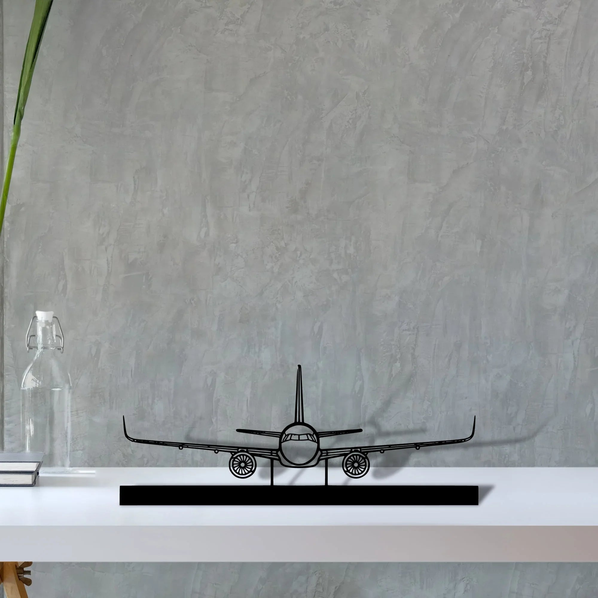a321-2 Silhouette Metal Art Stand - Turbo Silhouette