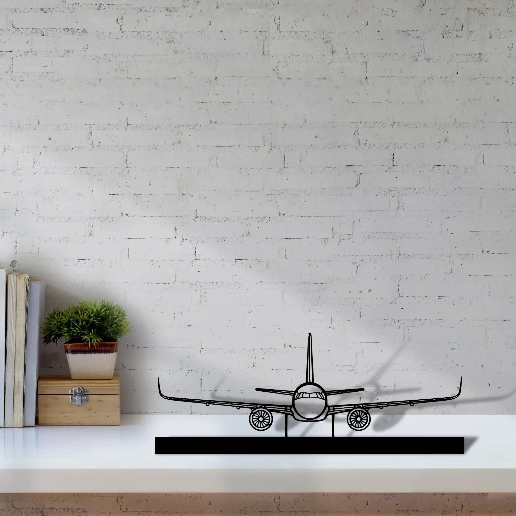 a321-2 Silhouette Metal Art Stand - Turbo Silhouette