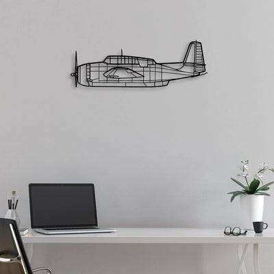 A400M Atlas Classic Aircraft Silhouette Metal Wall Art - Aviation Hangar Decor
