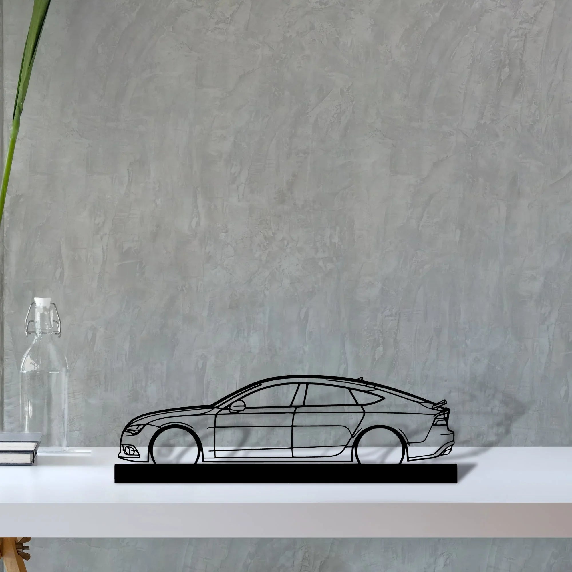 a7-sportback-mk1 Silhouette Metal Art Stand - Turbo Silhouette