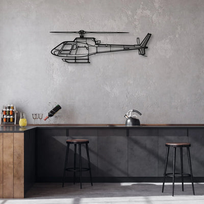 AC-130J Ghostrider 4 Classic Aircraft Silhouette Metal Wall Art - Aviation Hangar Decor