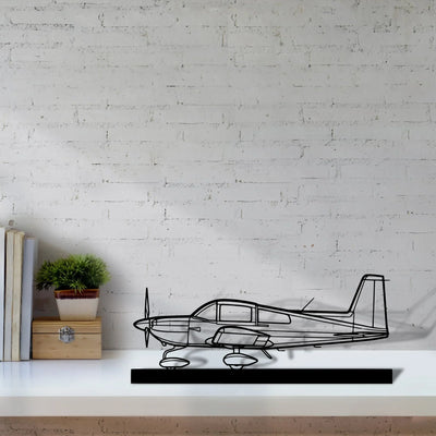 ag-5b-tiger Silhouette Metal Art Stand - Turbo Silhouette