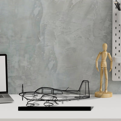 ag-5b-tiger Silhouette Metal Art Stand - Turbo Silhouette
