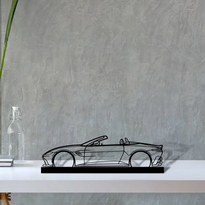 aston-vantage-cabrio Silhouette Metal Art Stand - Turbo Silhouette
