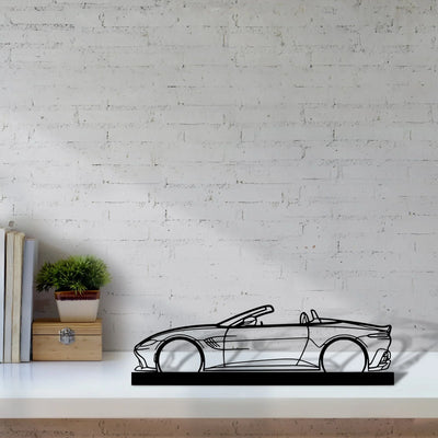 aston-vantage-cabrio Silhouette Metal Art Stand - Turbo Silhouette