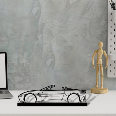 aston-vantage-cabrio Silhouette Metal Art Stand - Turbo Silhouette