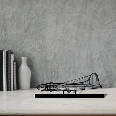 b-17 Silhouette Metal Art Stand - Turbo Silhouette