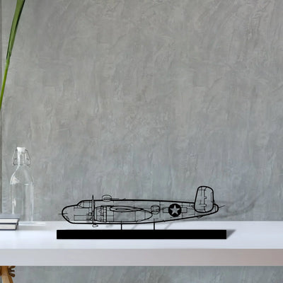 b-25h-2 Silhouette Metal Art Stand - Turbo Silhouette