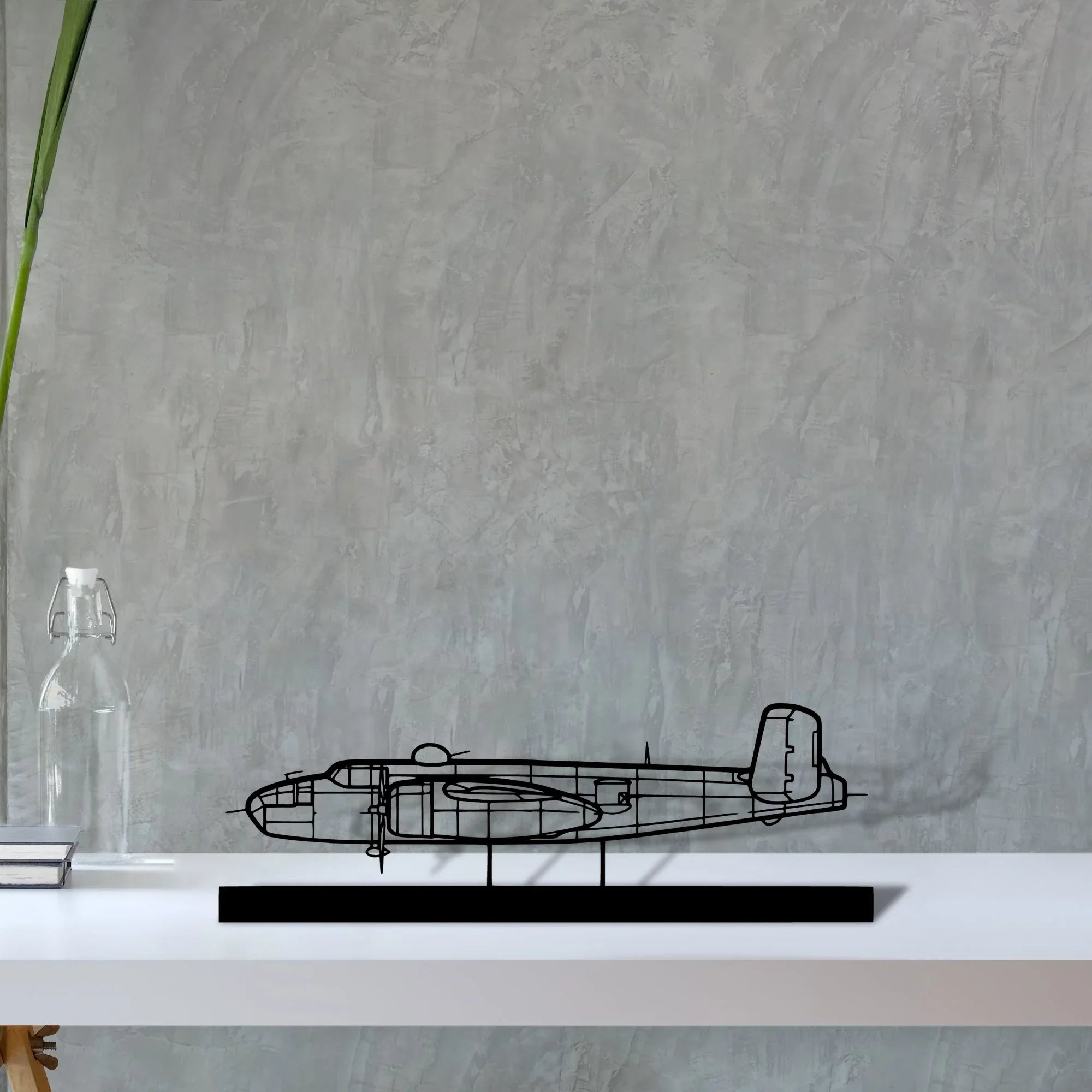 b25j Silhouette Metal Art Stand - Turbo Silhouette