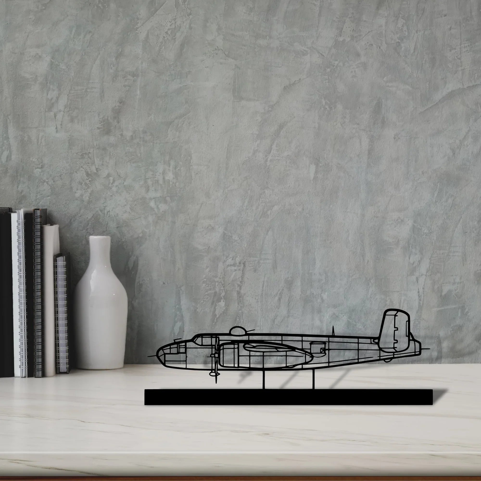 b25j Silhouette Metal Art Stand - Turbo Silhouette