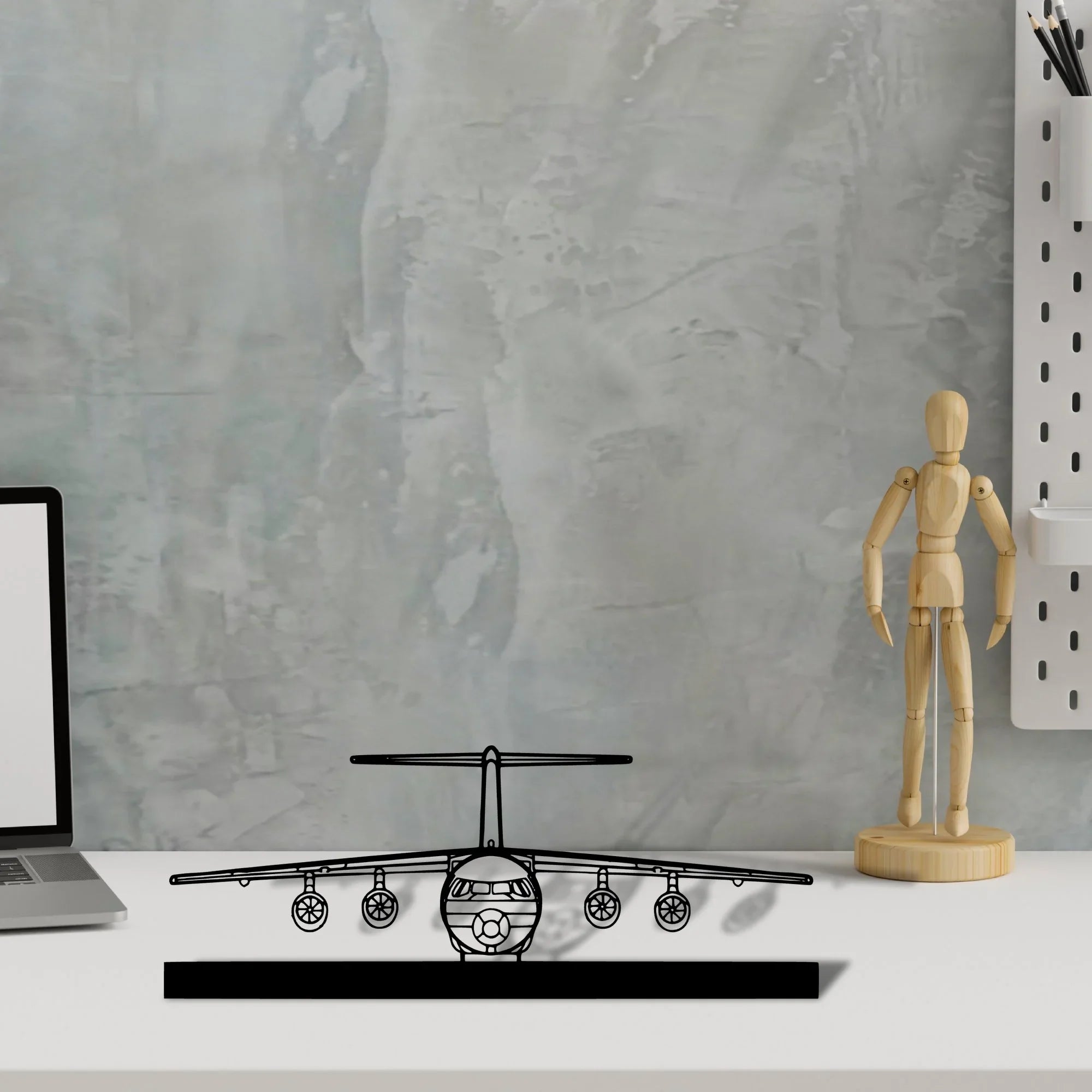 bae-146 Silhouette Metal Art Stand - Turbo Silhouette