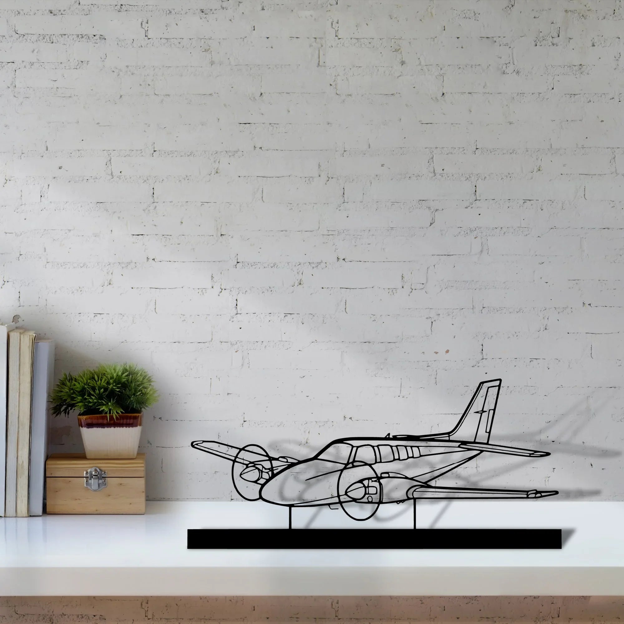 baron-58-2 Silhouette Metal Art Stand - Turbo Silhouette