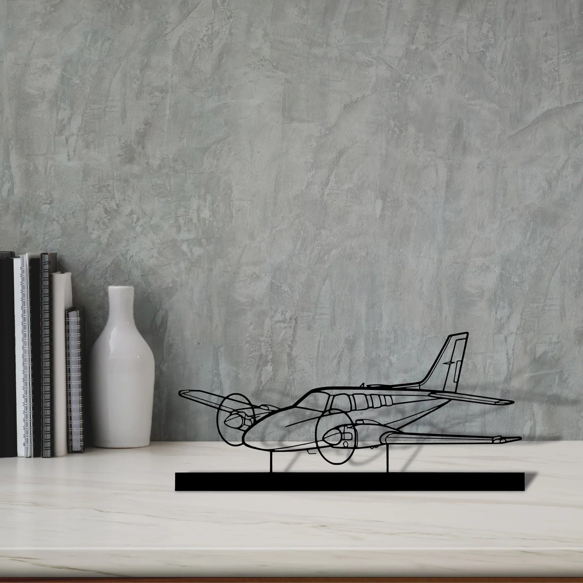 baron-58-2 Silhouette Metal Art Stand - Turbo Silhouette