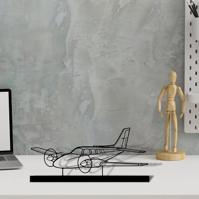 baron-58-2 Silhouette Metal Art Stand - Turbo Silhouette