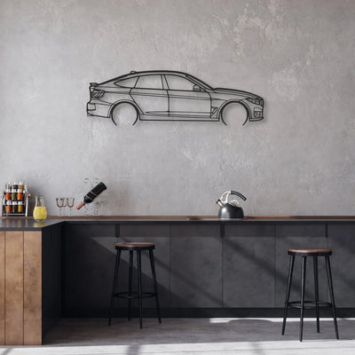 bmw 330 gt Classic Silhouette Metal Wall Art - Automotive Garage Decor