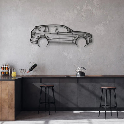bmw x3 Classic Silhouette Metal Wall Art - Automotive Garage Decor